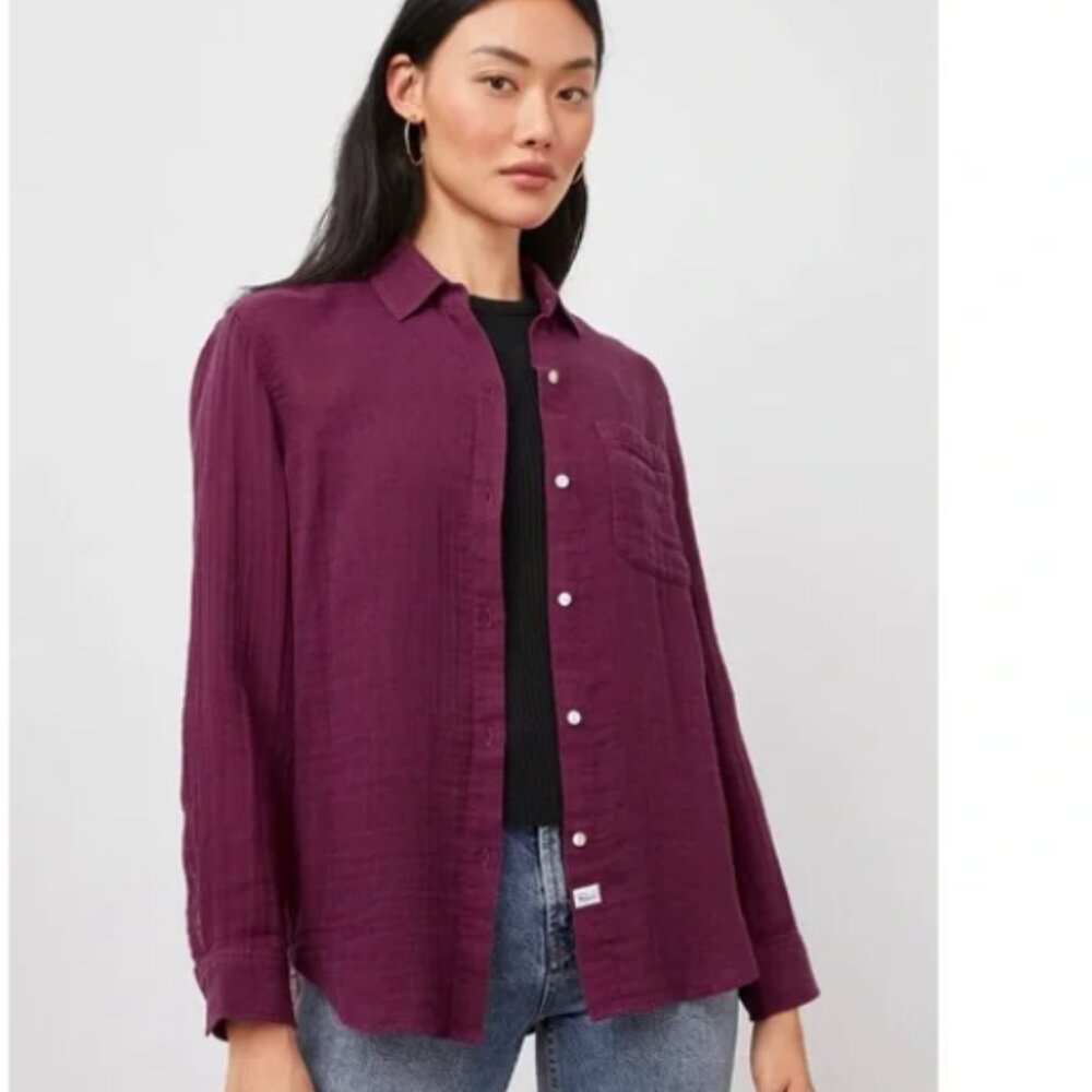 Rails Ellis Button Down Shirt In Boysenberry - image 1